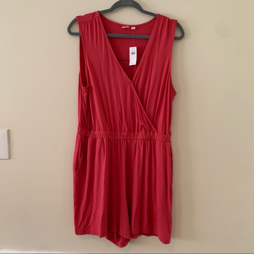 NWT Gap Wrap Front Romper
